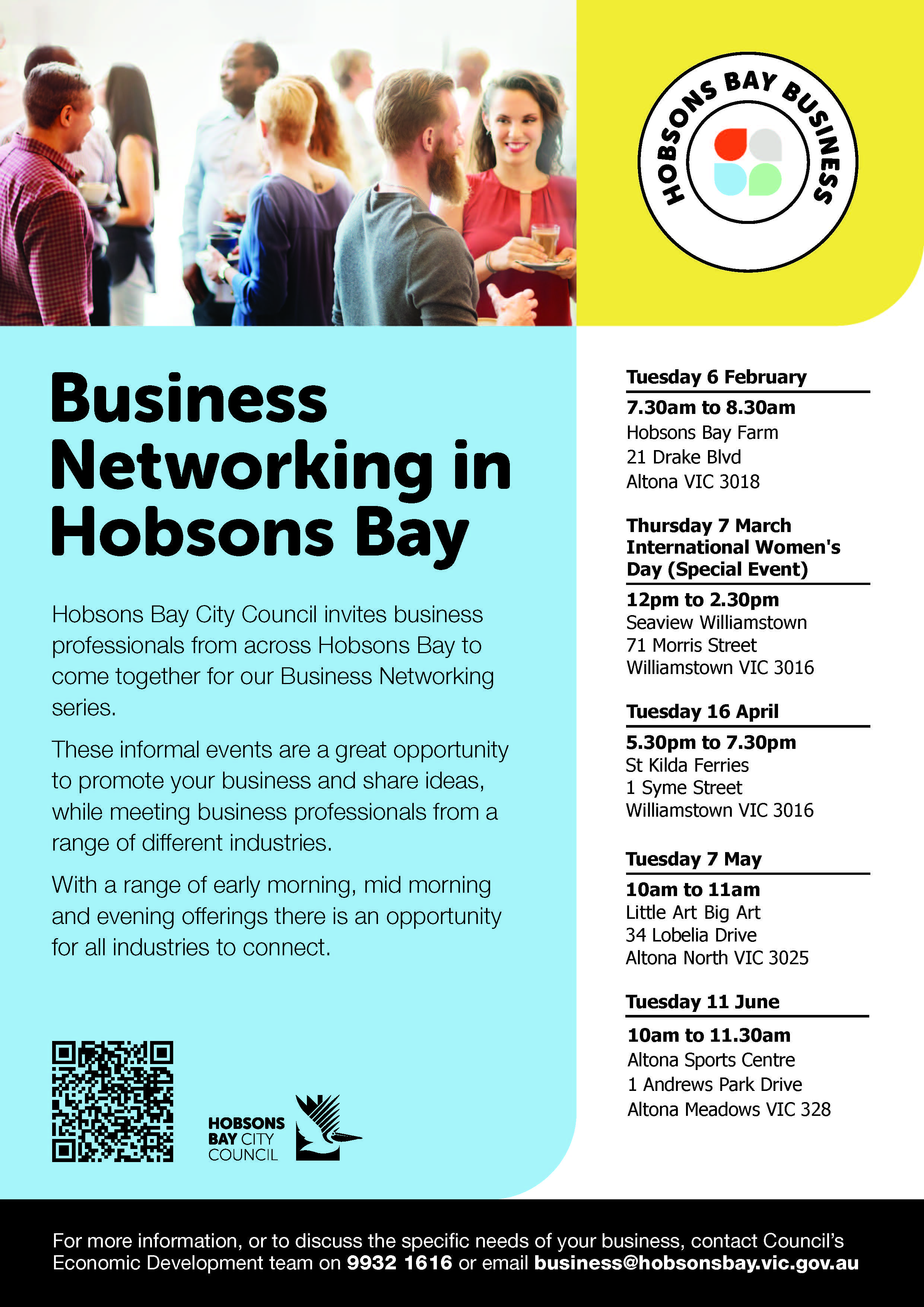 Hobsons Bay Business Networking Series 2024